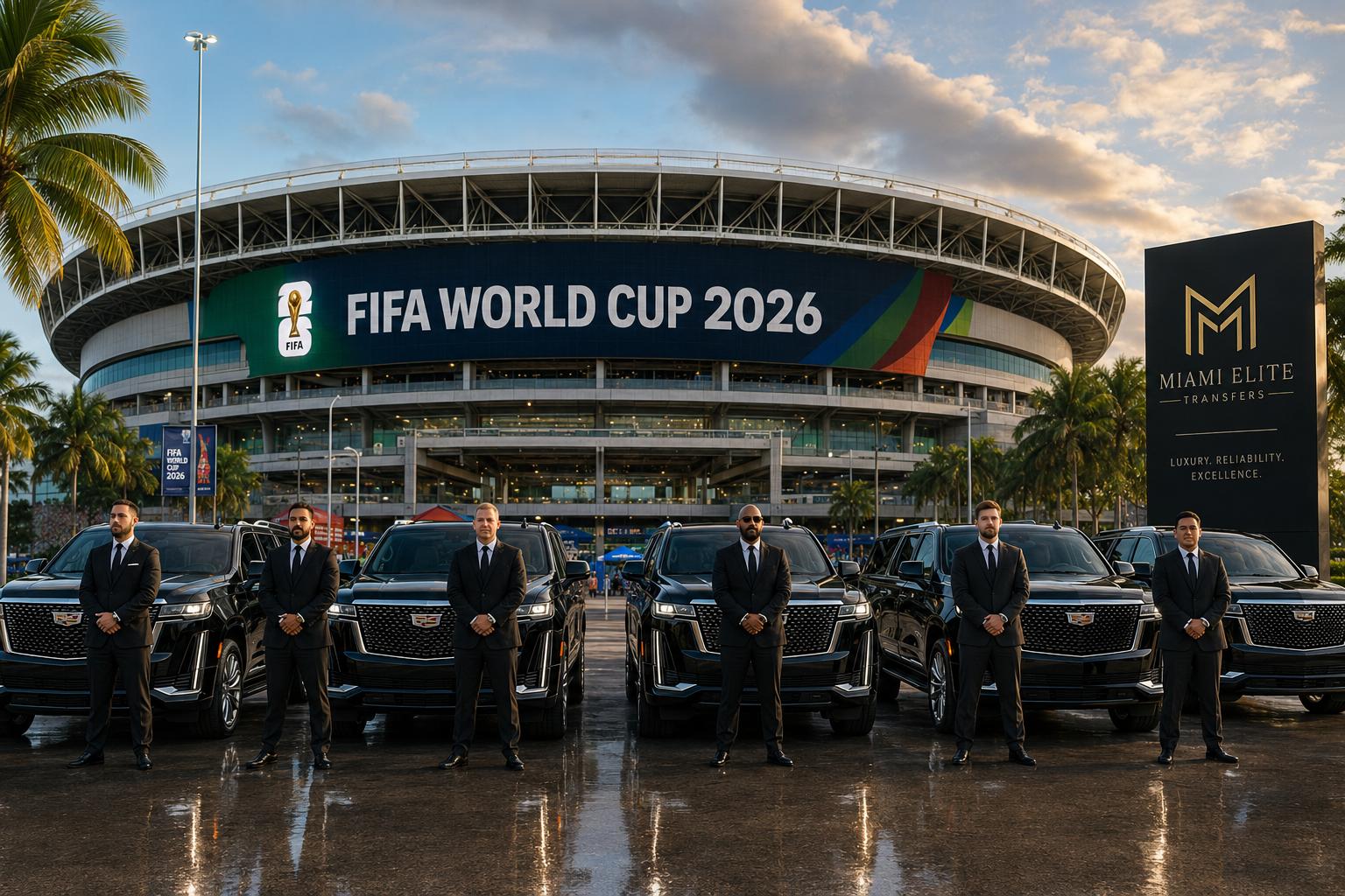 Luxury Transportation for FIFA World Cup 2026 in Miami by Miami Elite Transfers